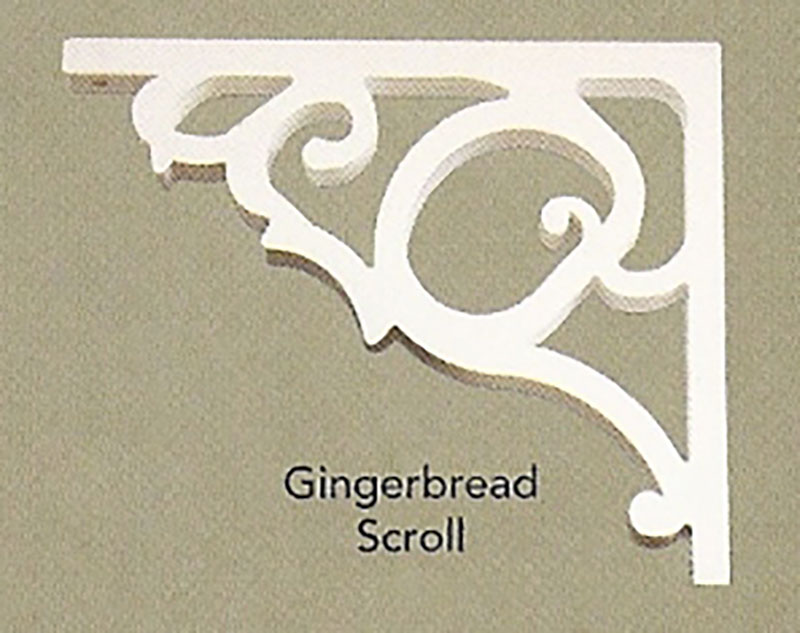 Accent Gingerbread Scroll