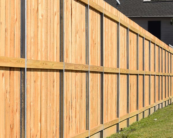 PostMaster Wood Fence