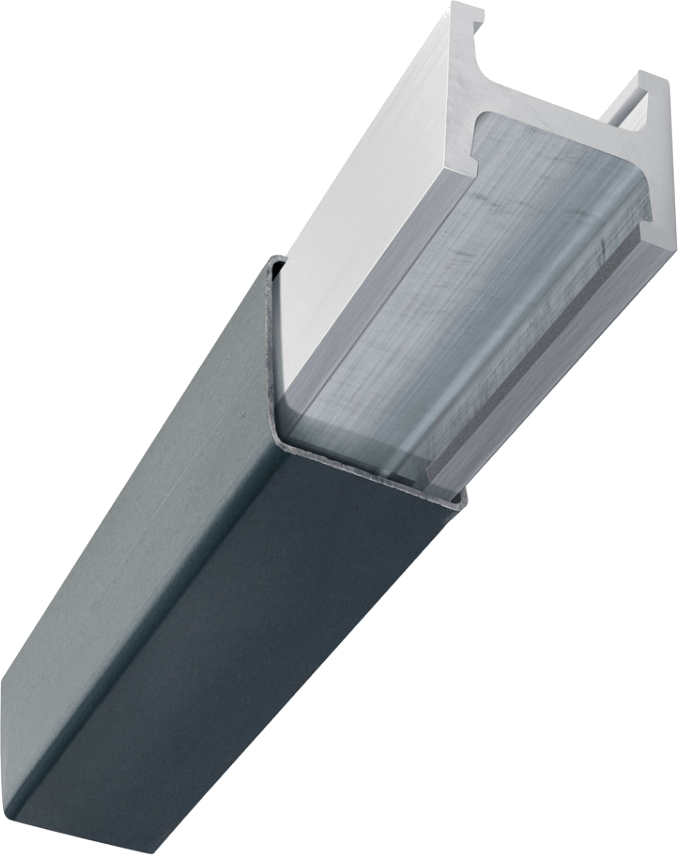 I-Fence aluminum I-Post used in the no-dig I-Drive system