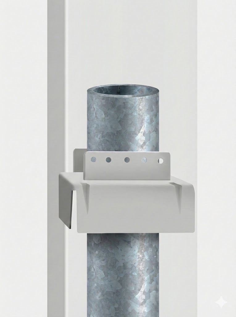 Western PA Vinyl fence Uni-Donut Top View