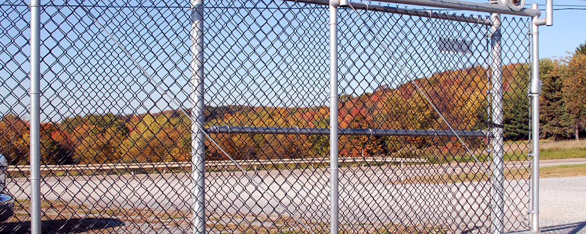 Chain Link commercial gate in Western Pennsylvania