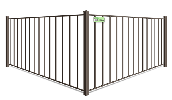 2 Rail aluminum fence company in Western PA