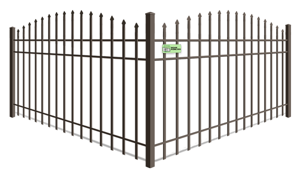 Arched Top aluminum fence company in Western PA