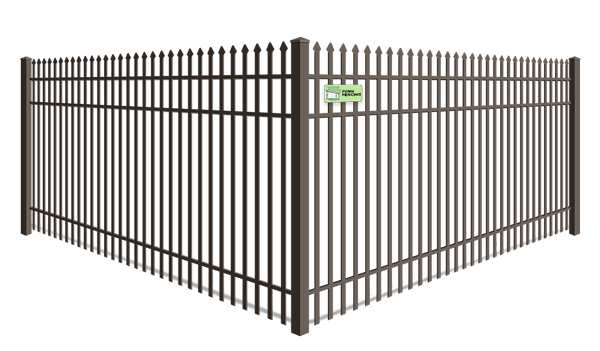 Double Picket Spear Top aluminum fence company in Western PA