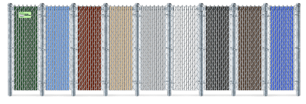 Privacy Slat Color Options For Chain Link Fence in Western PA