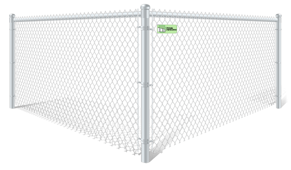 White Plastic Coated Chain Link fence contractor in Western PA