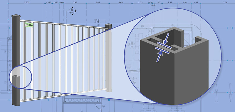 Western PA Aluminum fence Posts installation company