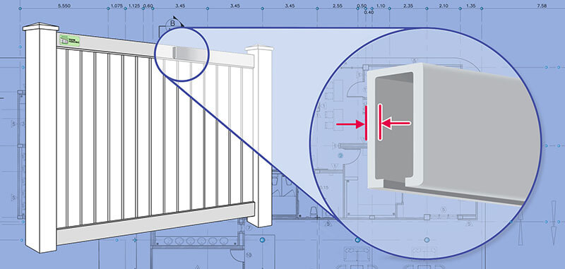 Western PA Vinyl fence Rails installation company