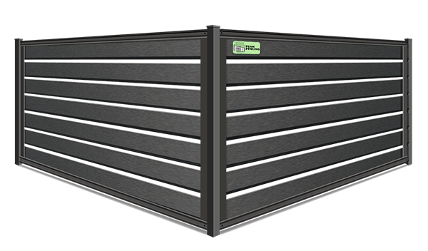Privacy horizontal aluminum fence company in Western PA