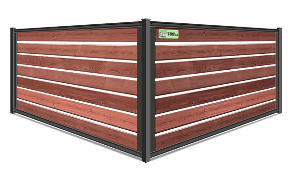 FenceTrac Semi-Privacy Wood Infill Fence Contractor in Western PA