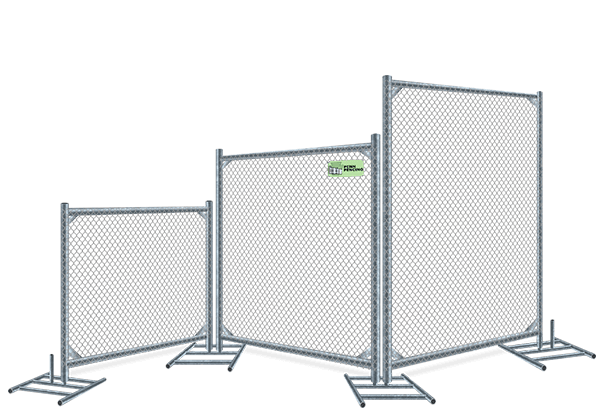 Temporary fence height options Western PA
