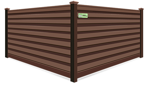 Woodland Horizontal Privacy Trex fence company in Western PA