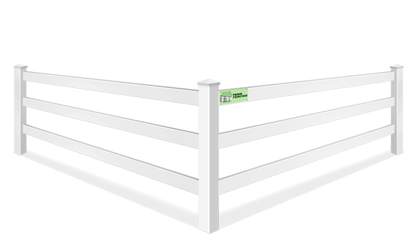 Post & Rail vinyl fence contractor in Western PA