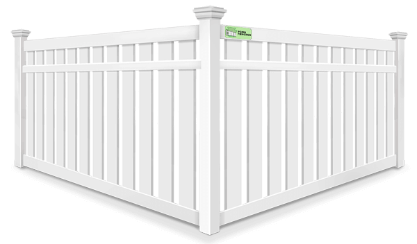 Semi-Privacy vinyl fence contractor in Western PA