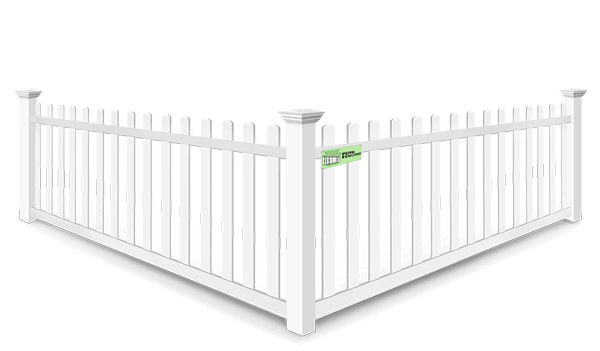 Open Picket vinyl fence contractor in Western PA