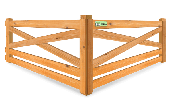 Crossbuck wood fence company in Western PA