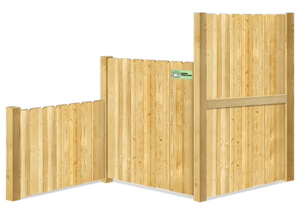 Wood fence height options Western PA