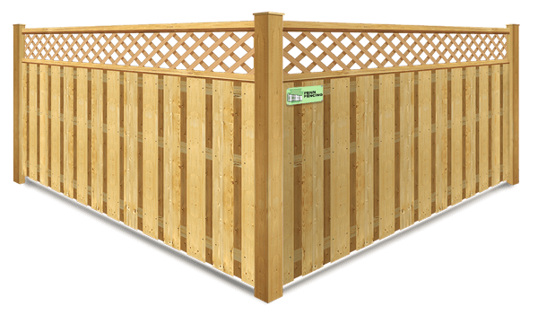 Lattice Top wood fence company in Western PA