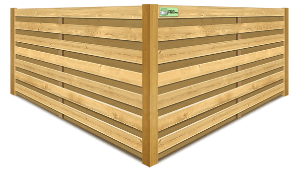 Horizontal Shadowbox wood fence company in Western PA