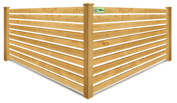 Horizontal Spaced Picket wood fence company in Western PA