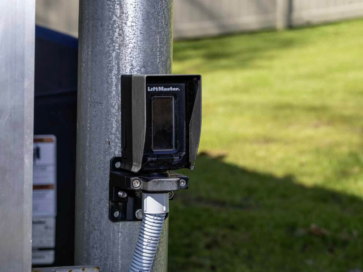Gate with LiftMaster access control installed in Western Pennsylvania