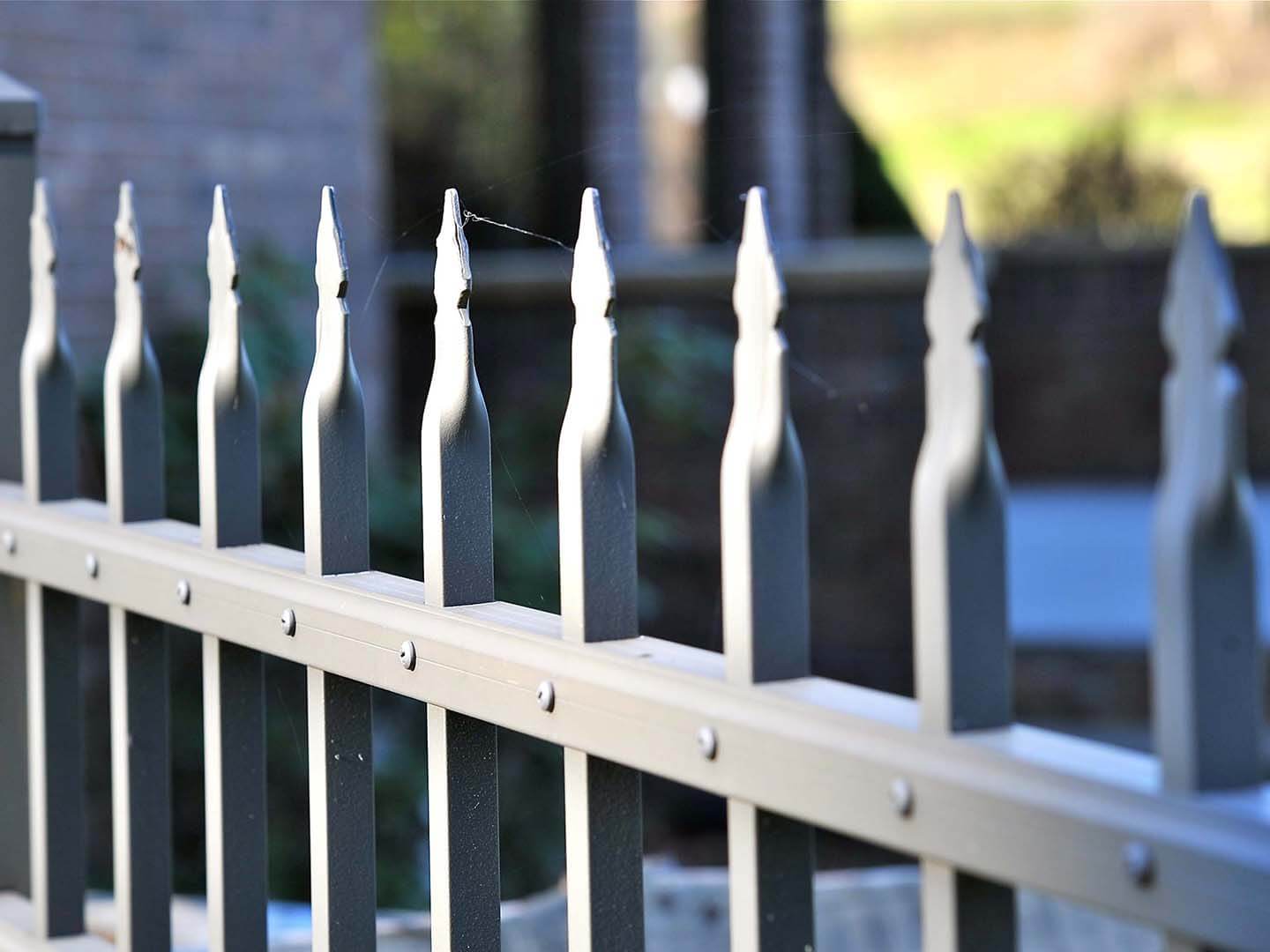 Spear Top picket aluminum fence installed in Butler Pennsylvania