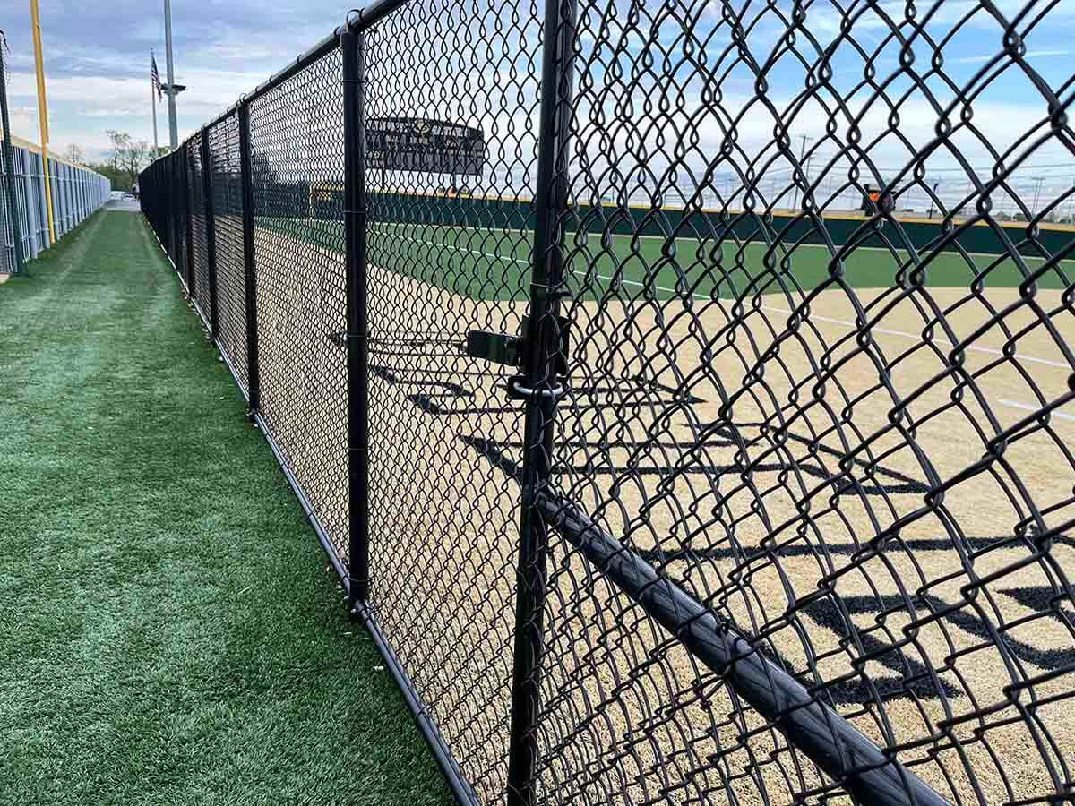 Commercial Chain Link Fence Installation for Sports Complex in Western Pennsylvania