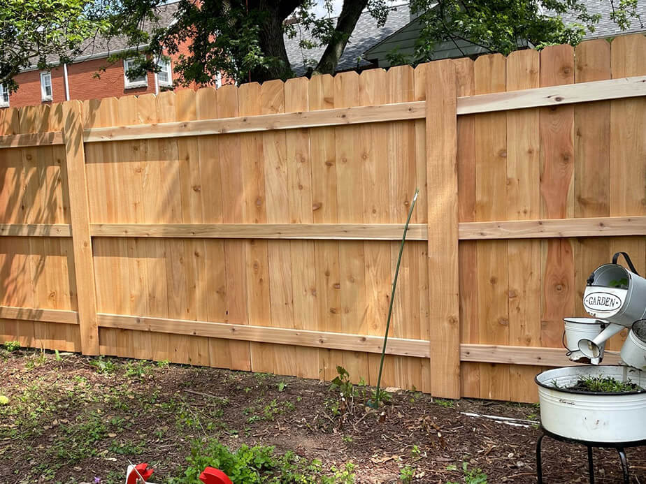 Allison Park Pennsylvania wood privacy fencing