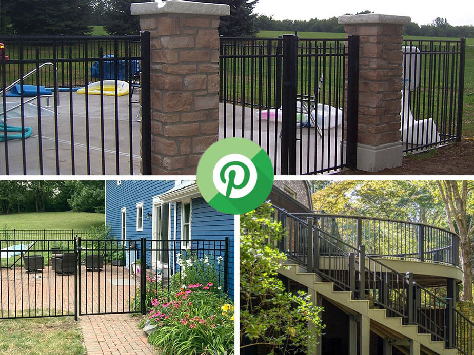 Aluminum fence ideas Cranberry Township properties - Pinterest