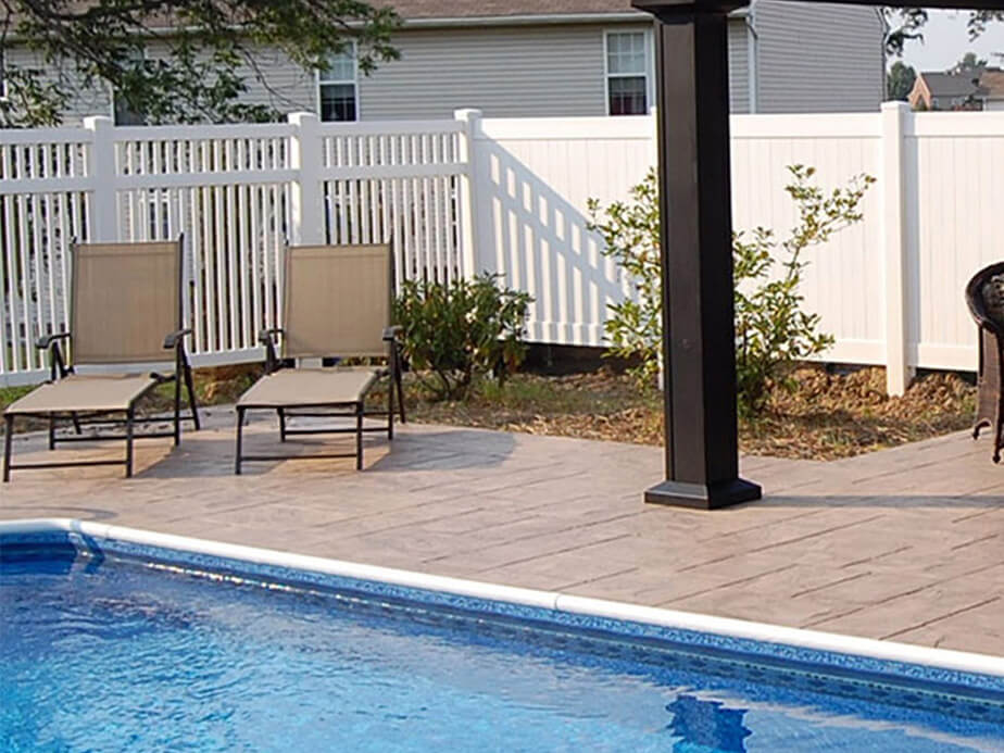 Pool Fence Example in Cranberry Township