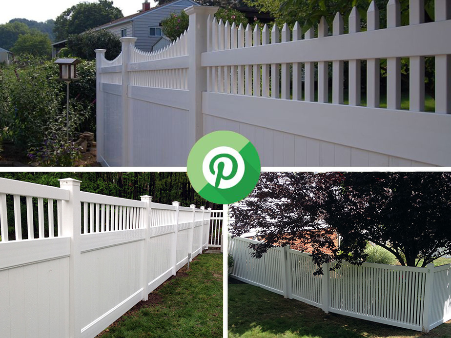 Vinyl fence ideas Seneca properties - Pinterest
