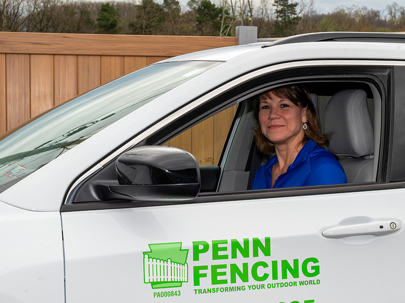 Fence company building in Seneca 
